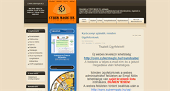 Desktop Screenshot of cybermagic.hu