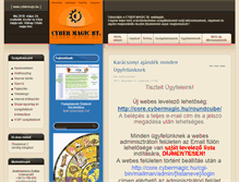 Tablet Screenshot of cybermagic.hu